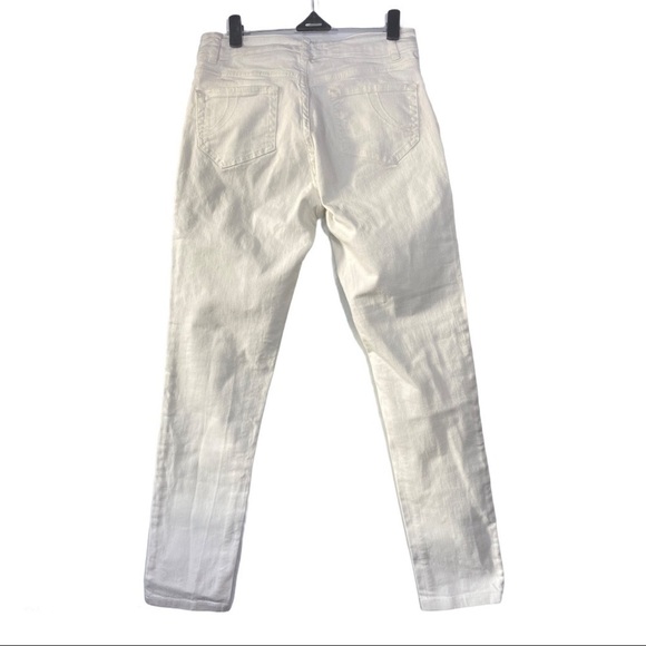 MAJE Embroidered Flowers White Jeans size 24 XS - Picture 6 of 9